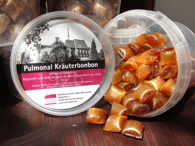 Pulmonal Kräuterbonbons aus der Abtei Mariendonk Pulmonal Kräuterbonbons aus der Abtei Mariendonk