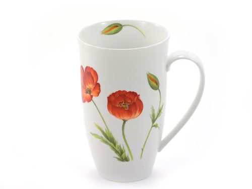 Mega Becher "Poppy", 0,5l von ChaCult