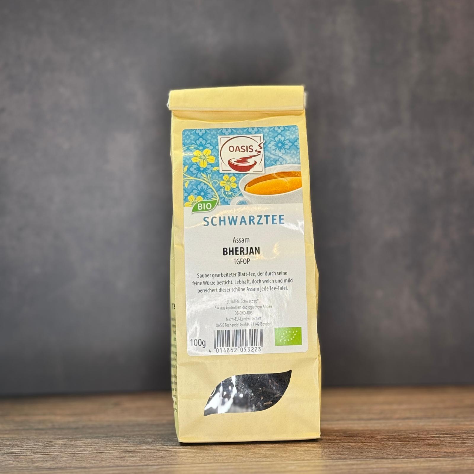 OASIS: Schwarztee - Assam Bherjan TGFOP OASIS: Schwarztee - Assam Bherjan TGFOP