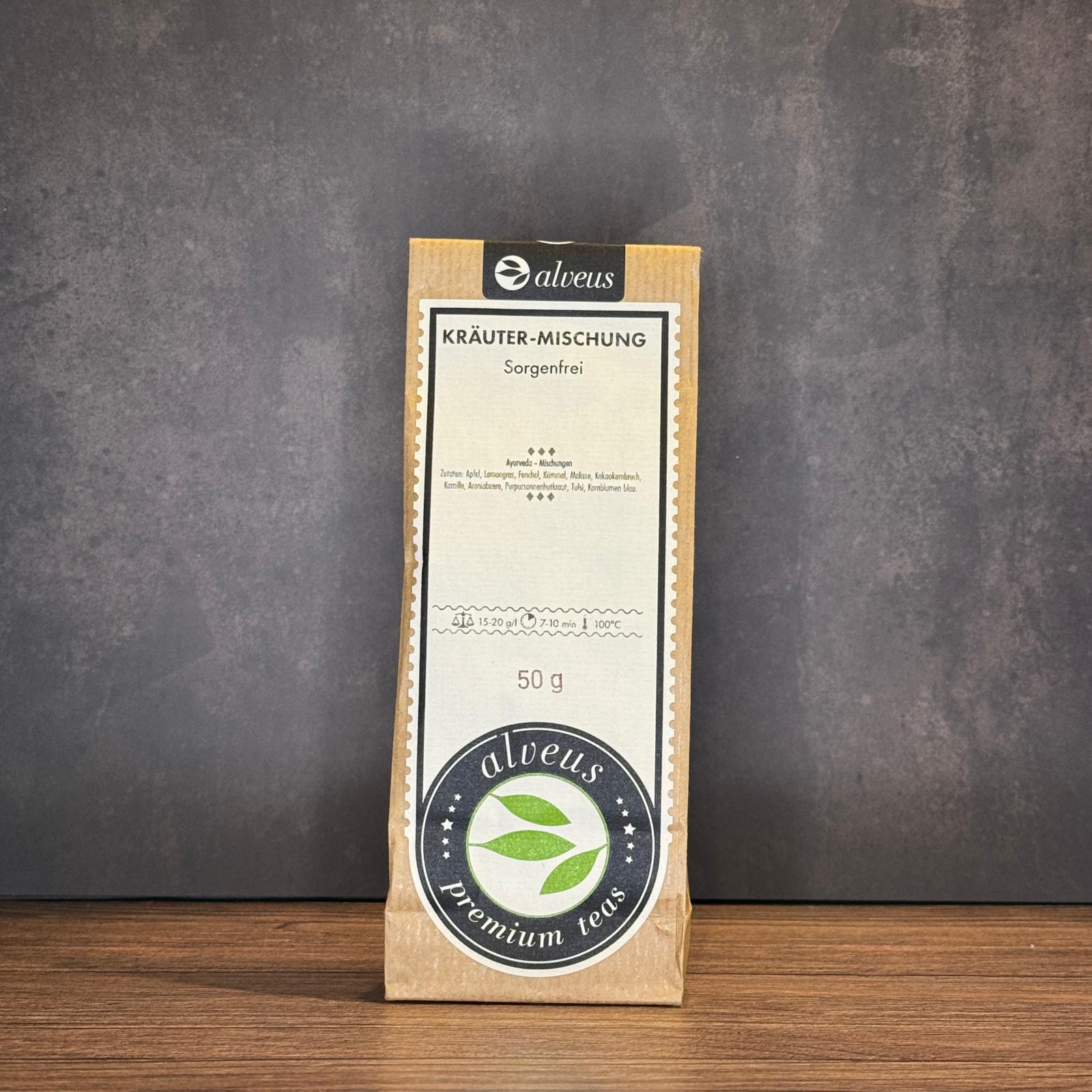 Alveus: Kräutertee - Sorgenfrei - 50g Alveus: Kräutertee - Sorgenfrei - 50g