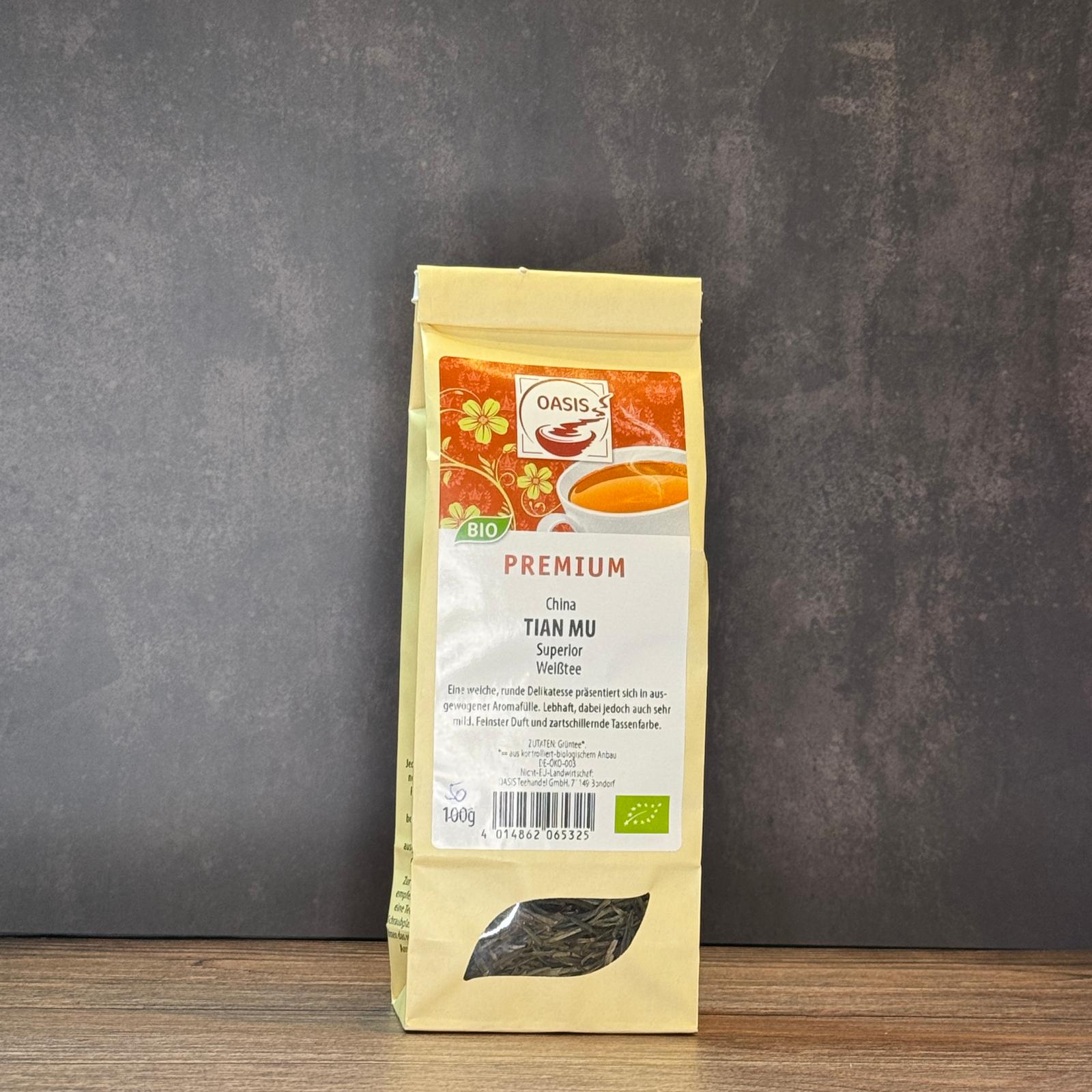 OASIS: Premium - Weißtee - China Tian Mu Superior - 50g