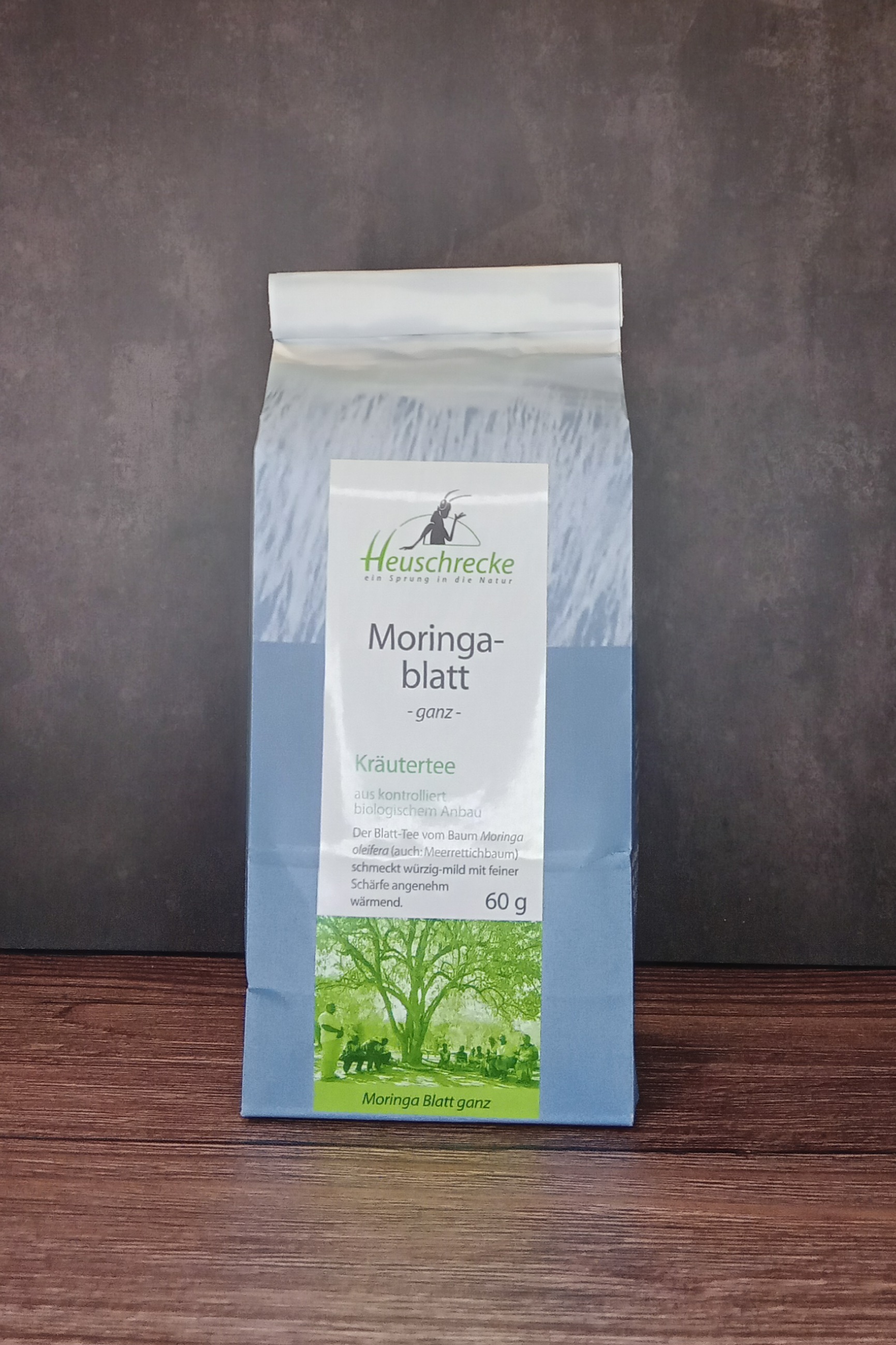 Heuschrecke: Kräutertee - Moringablatt Tee, ganz, 60g