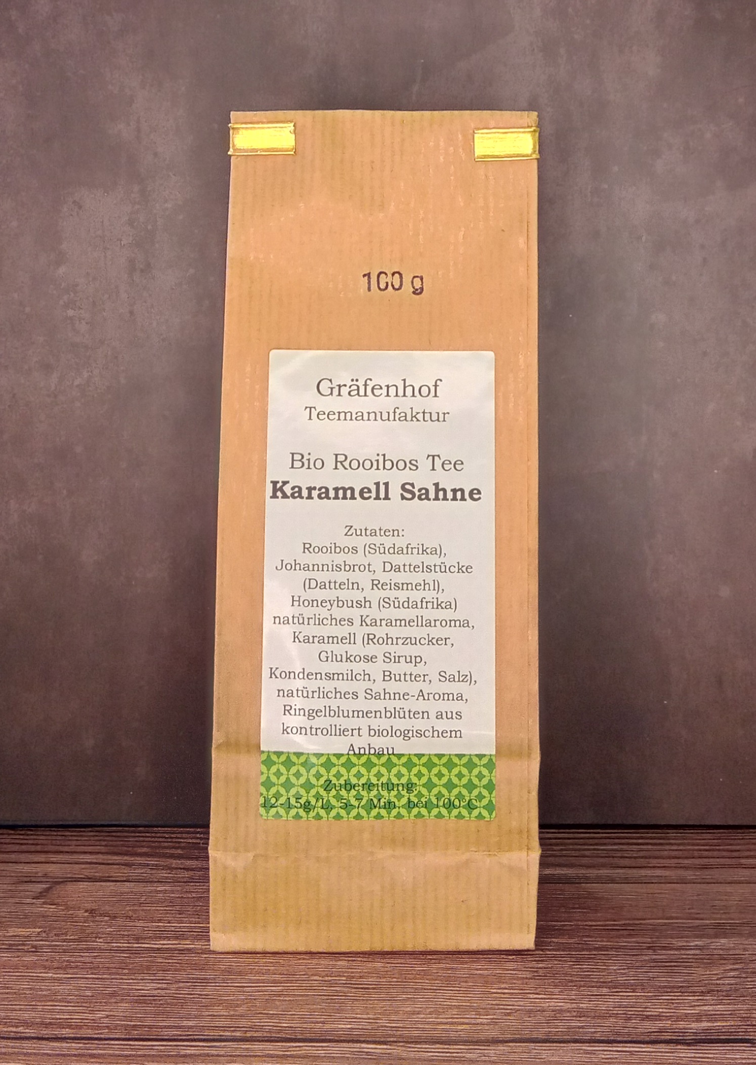 Gräfenhof: Rooibos- Karamell Sahne Gräfenhof: Rooibos- Karamell Sahne
