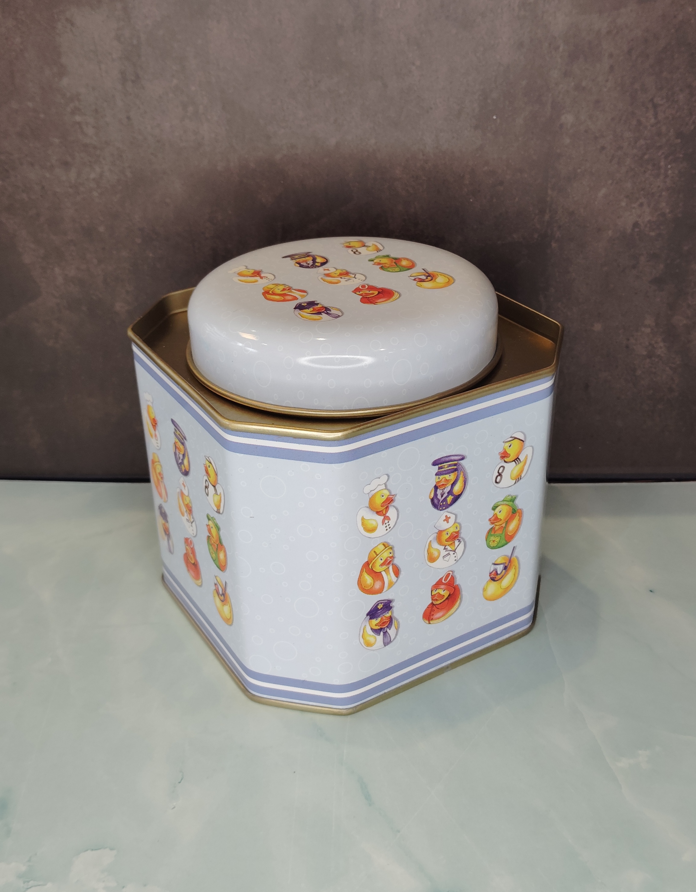 Teedose - Enten blau - ca. 250 g