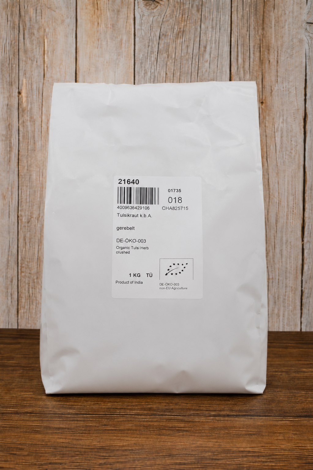 D&B: Kräutertee Tulsikraut gerebelt kbA 1kg