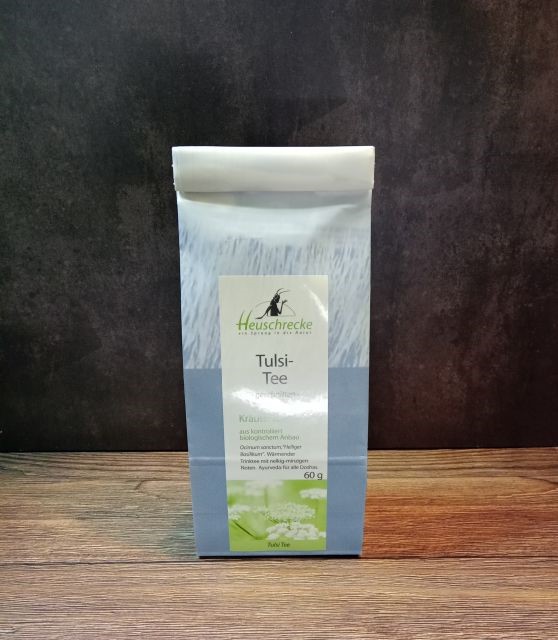 Heuschrecke: Kräutertee - Tulsi Tee, geschnitten, 60g