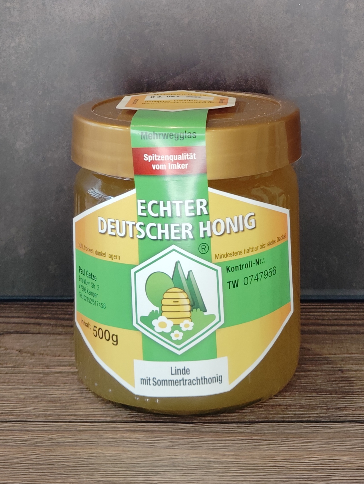 Echter Deutscher Honig - Linde mit Sommertrachthonig