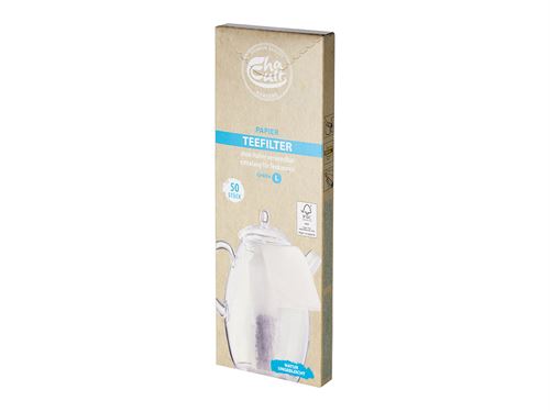 ChaCult Tee-Papierfilter, Größe L, extra lang, konisch, Natur ungebleicht ChaCult Tee-Papierfilter, Größe L, extra lang, konisch, Natur ungebleicht