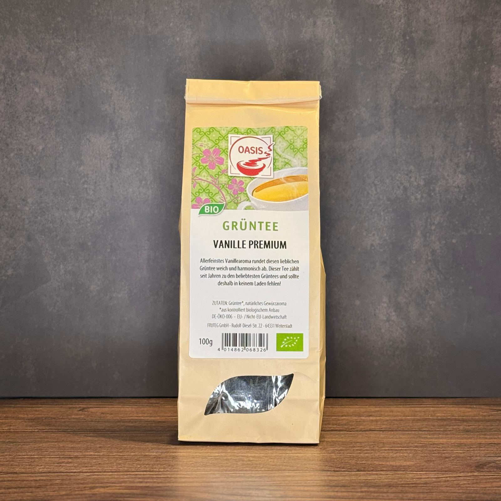 OASIS: Grüntee - Vanille Premium OASIS: Grüntee - Vanille Premium