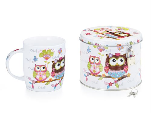 ChaCult: Becher "Tullia" in Geschenkdose/Spardose