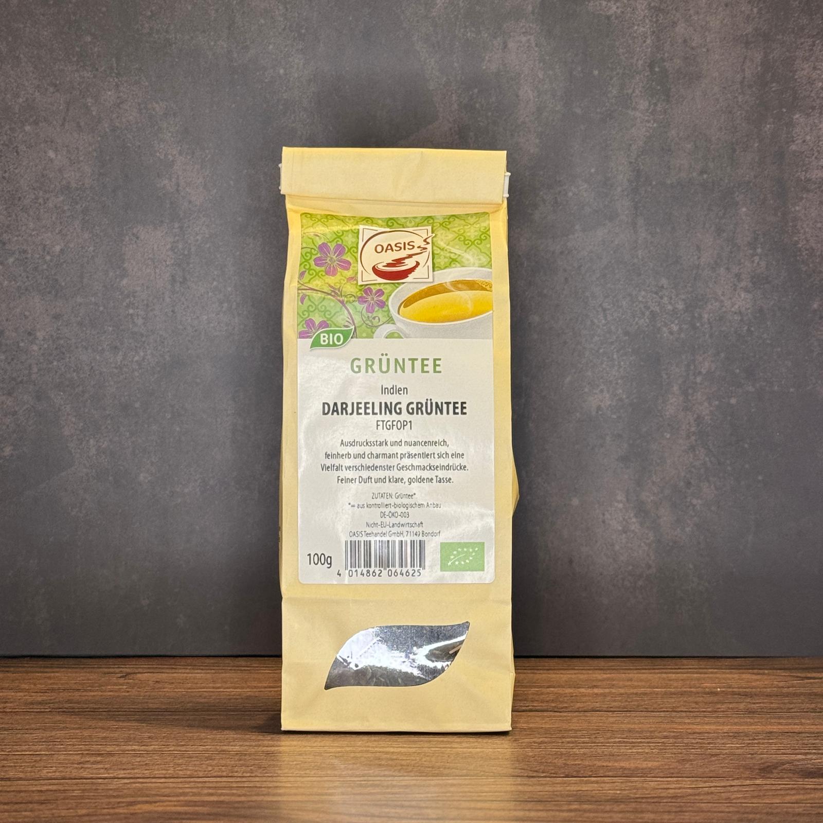 OASIS: Grüntee - Indien - Darjeeling Grüntee FTGFOP1 OASIS: Grüntee - Indien - Darjeeling Grüntee FTGFOP1