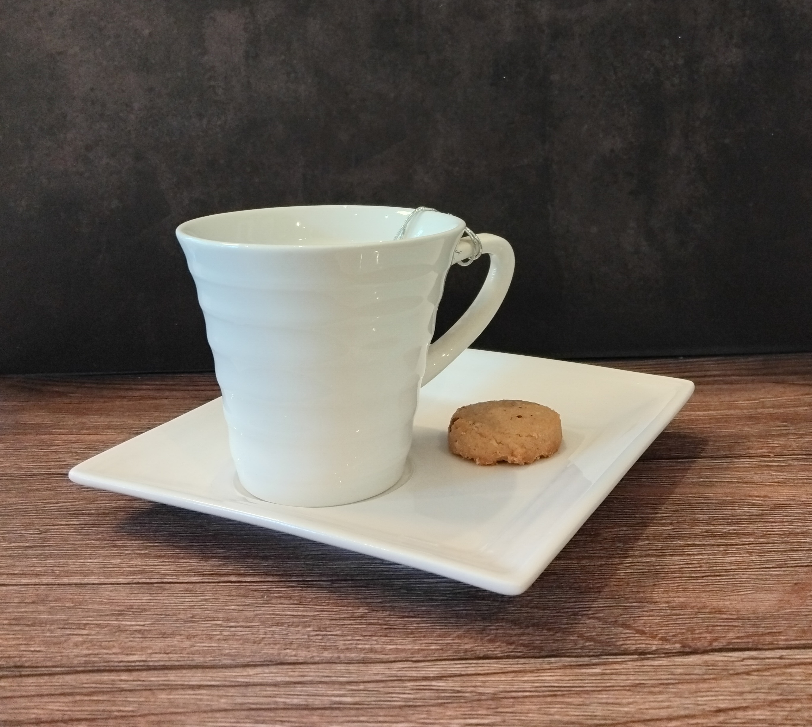 Kaffeetasse "Riviera" weiß von ChaCult