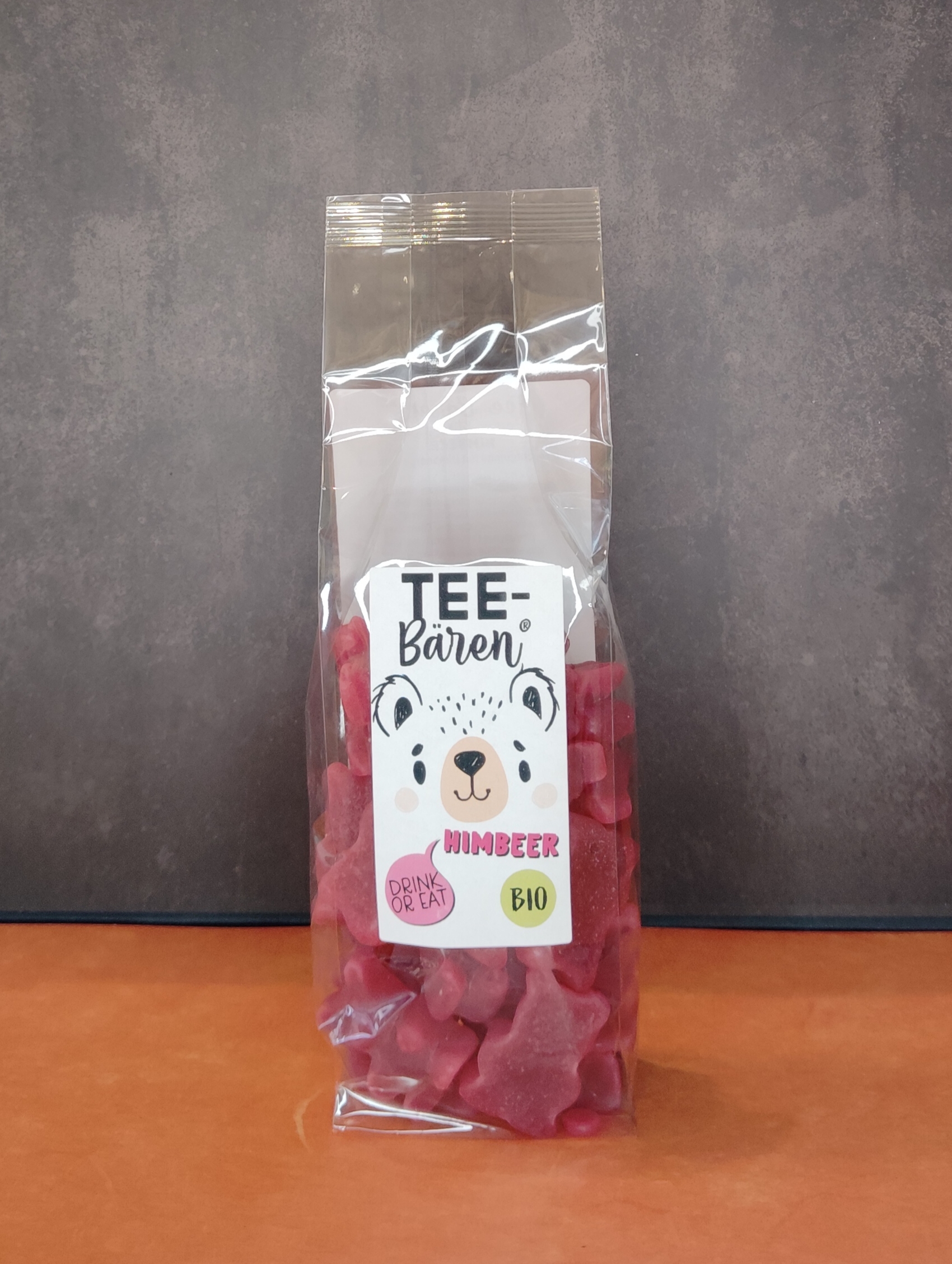 Bio Tee Bären - Himbeere