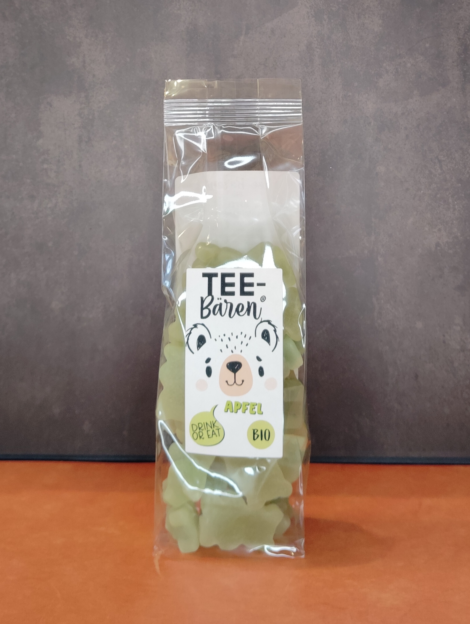 Bio Tee Bären - Apfel