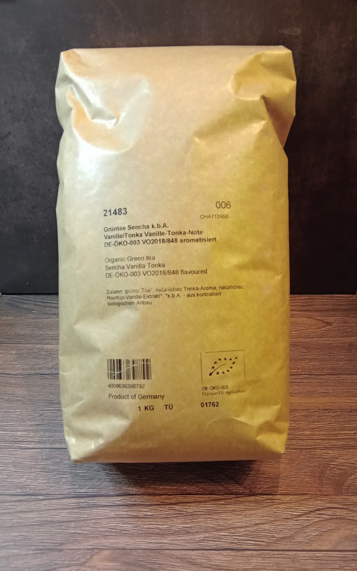 D&B: Grüntee - Sencha Vanille/Tonka D&B: Grüntee - Sencha Vanille/Tonka