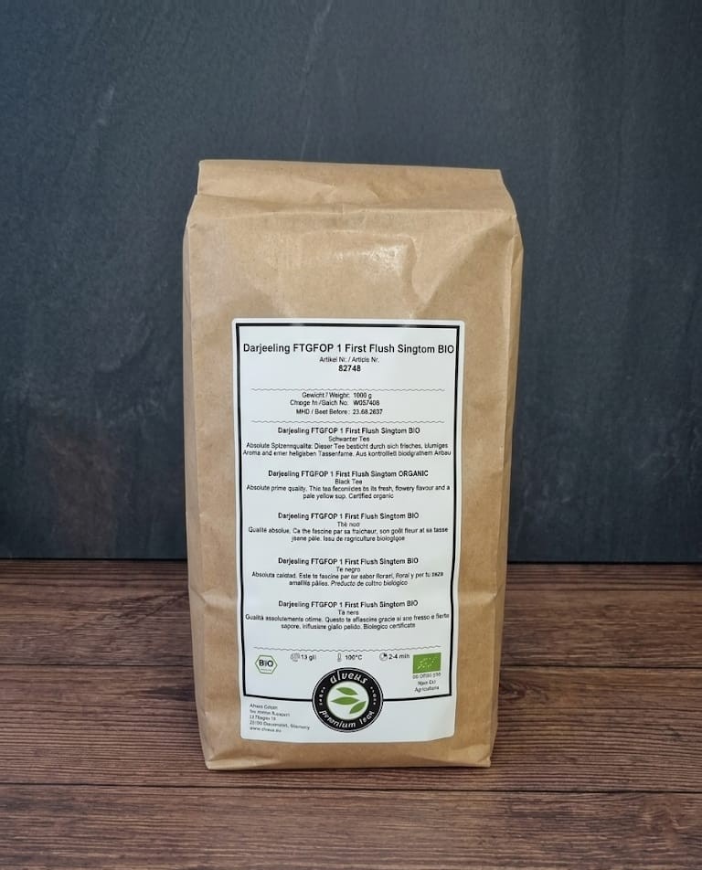 Alveus: Schwarztee - Singtom - Darjeeling FTGFOP 1 First Flush Bio