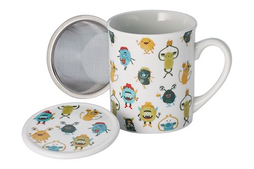 ChaCult: Kräuterteetasse "Happy Monsters"