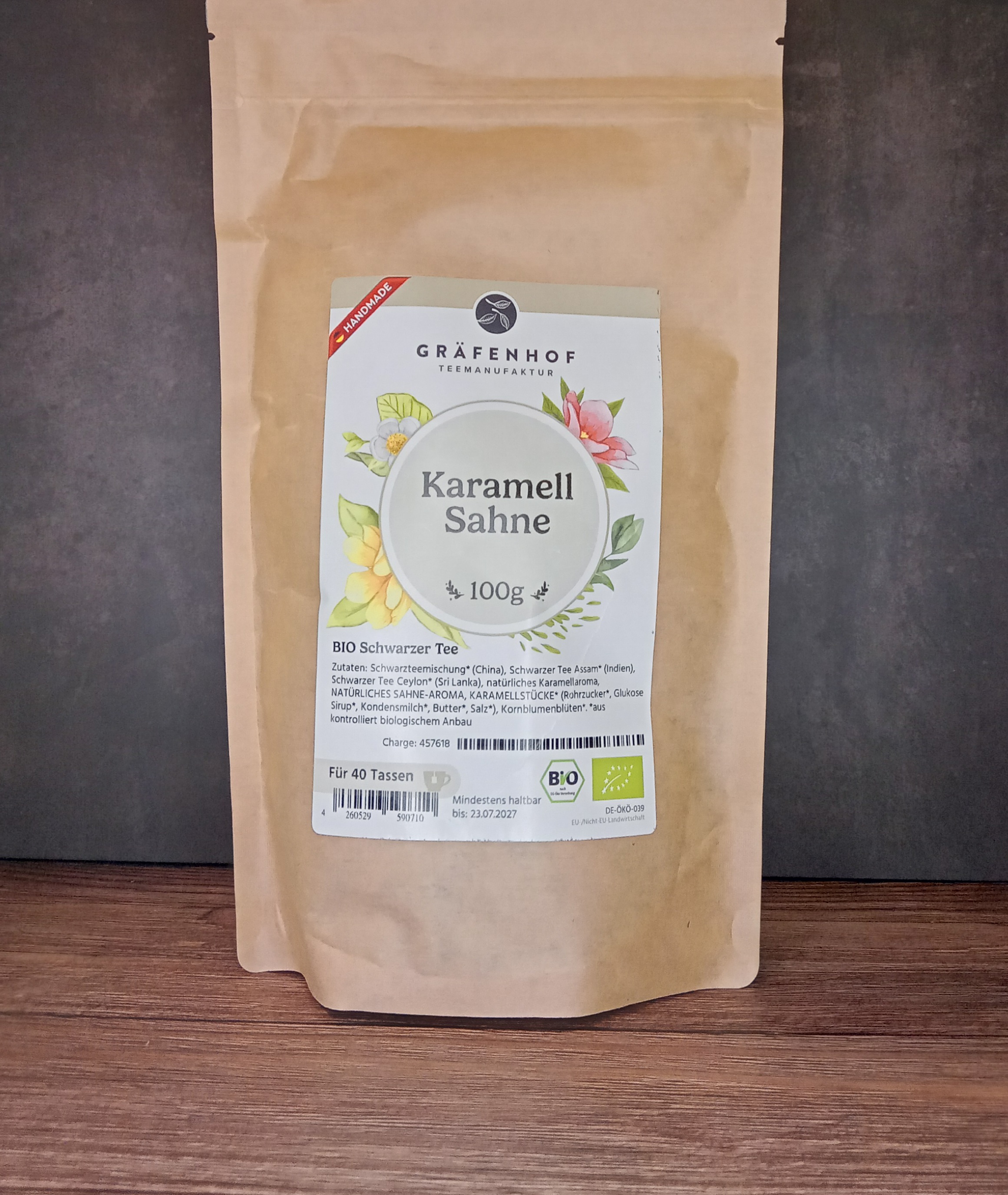 Gräfenhof: Schwarztee - Karamell Sahne Gräfenhof: Schwarztee - Karamell Sahne