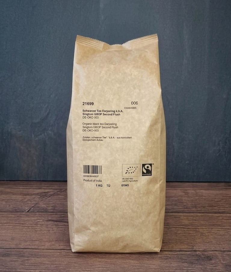 D&B: Schwarztee Darjeeling Singtom GBOP Second Flush kbA
