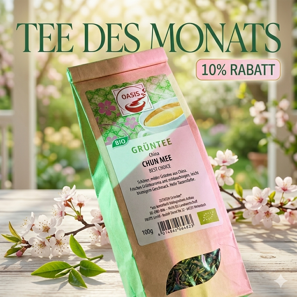 OASIS: Grüntee - China - Chun Mee BIO - Best Choice