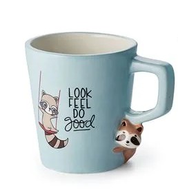 Becher "Ollie", mit Waschbär von ChaCult