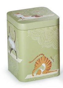 Teedose - Yoga Cats - grün - 100g