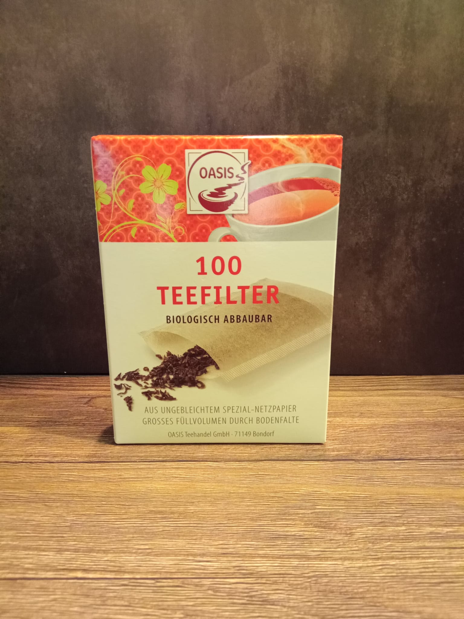 OASIS: Papier-Teefilter, biologisch abbaubar OASIS: Papier-Teefilter, biologisch abbaubar