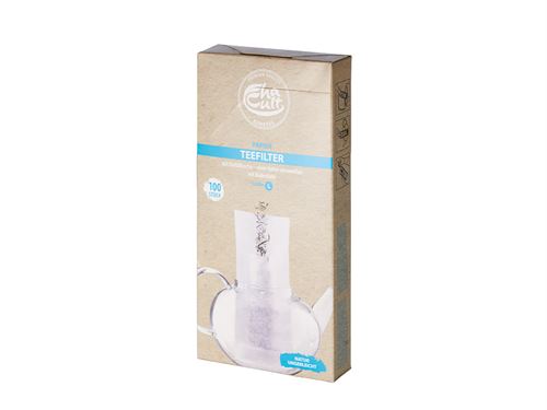 ChaCult Tee-Papierfilter, Größe L, extra breit, Natur ungebleicht ChaCult Tee-Papierfilter, Größe L, extra breit, Natur ungebleicht