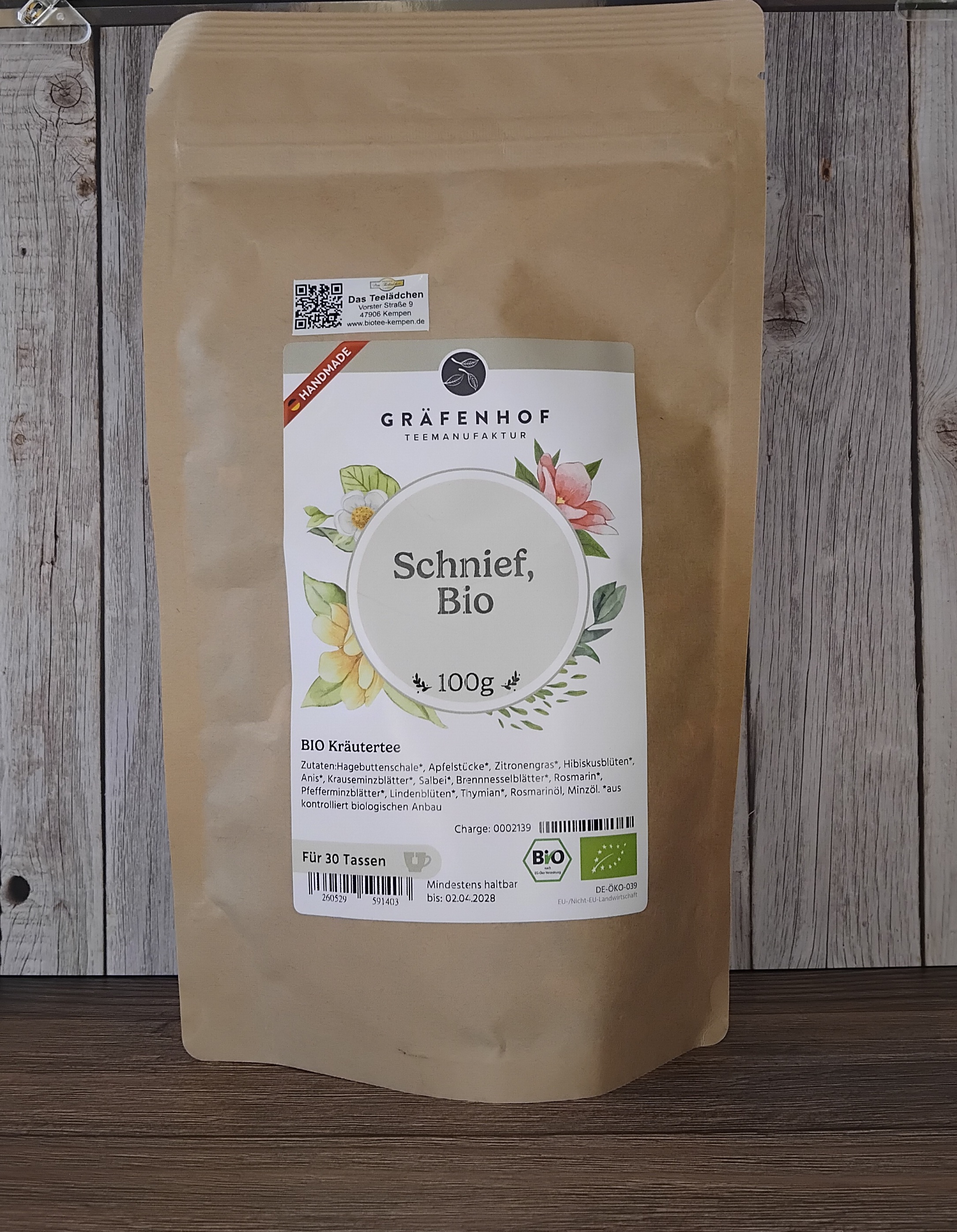 Gräfenhof: BIO Kräutertee - Schnief