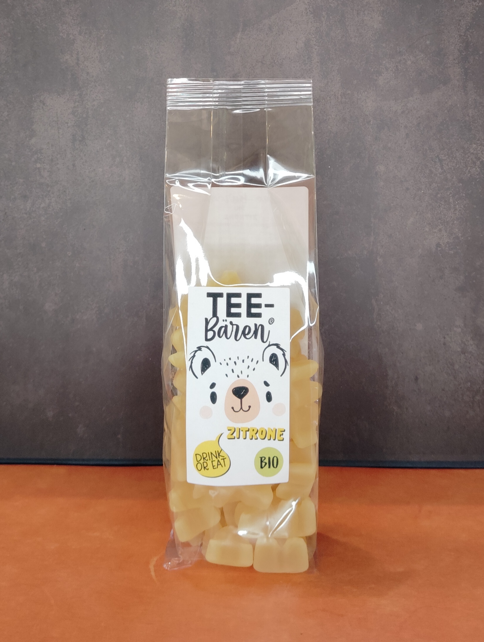 Bio Tee Bären - Zitrone