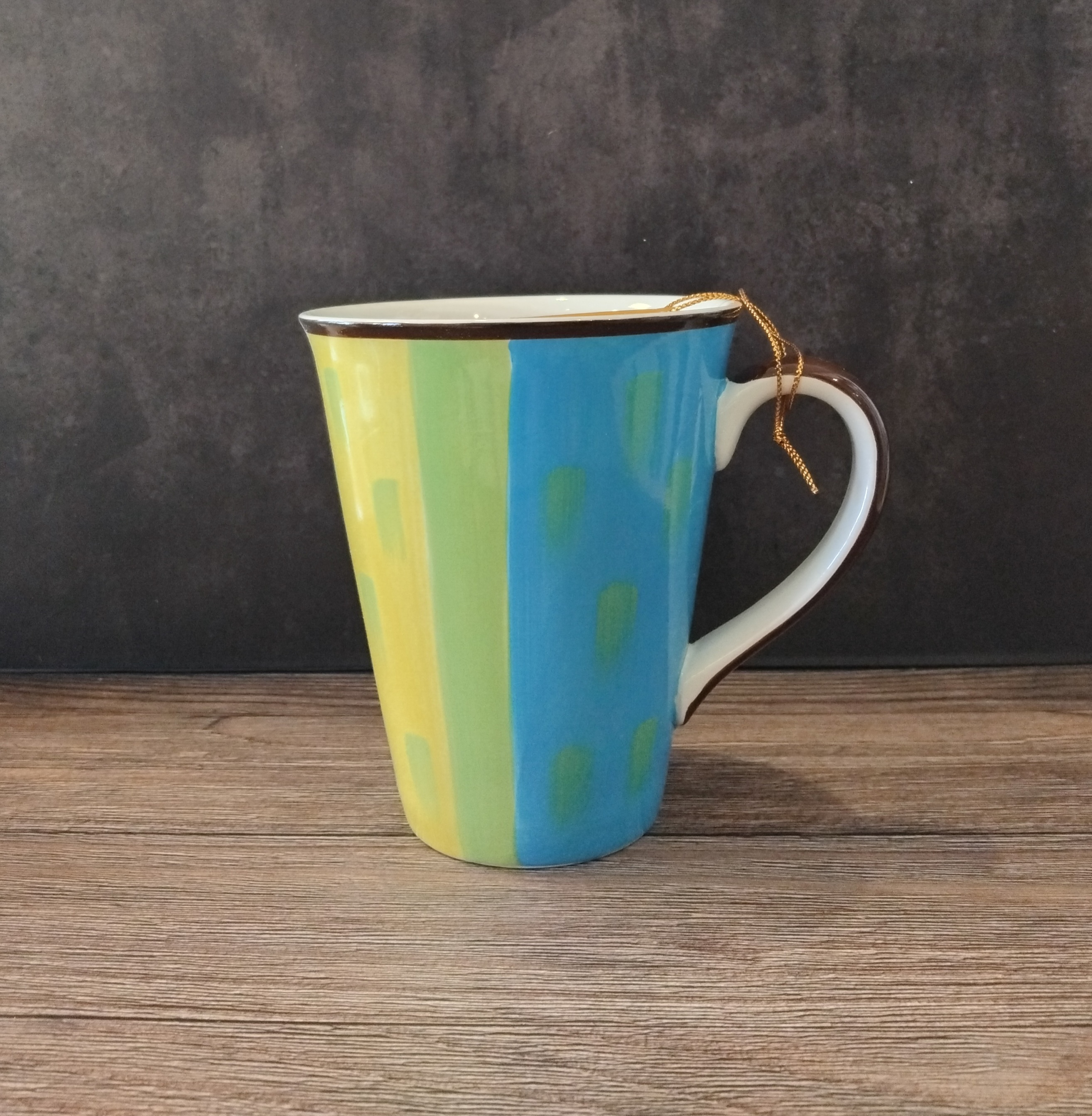 Becher "Findus" blau, grün, gelb von ChaCult