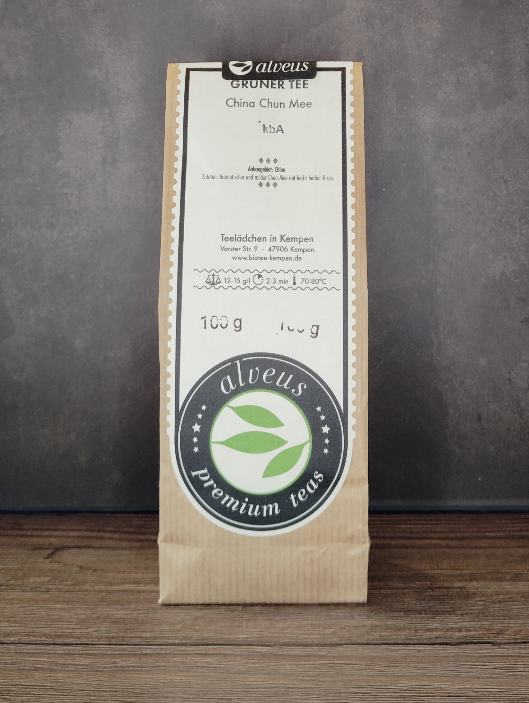 Alveus: Grüntee - China - Chun Mee k.b.A - 100g