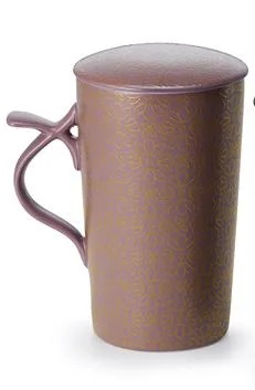 Kräuterteetasse "Talvi", 0,4l Teamug aubergine von ChaCult