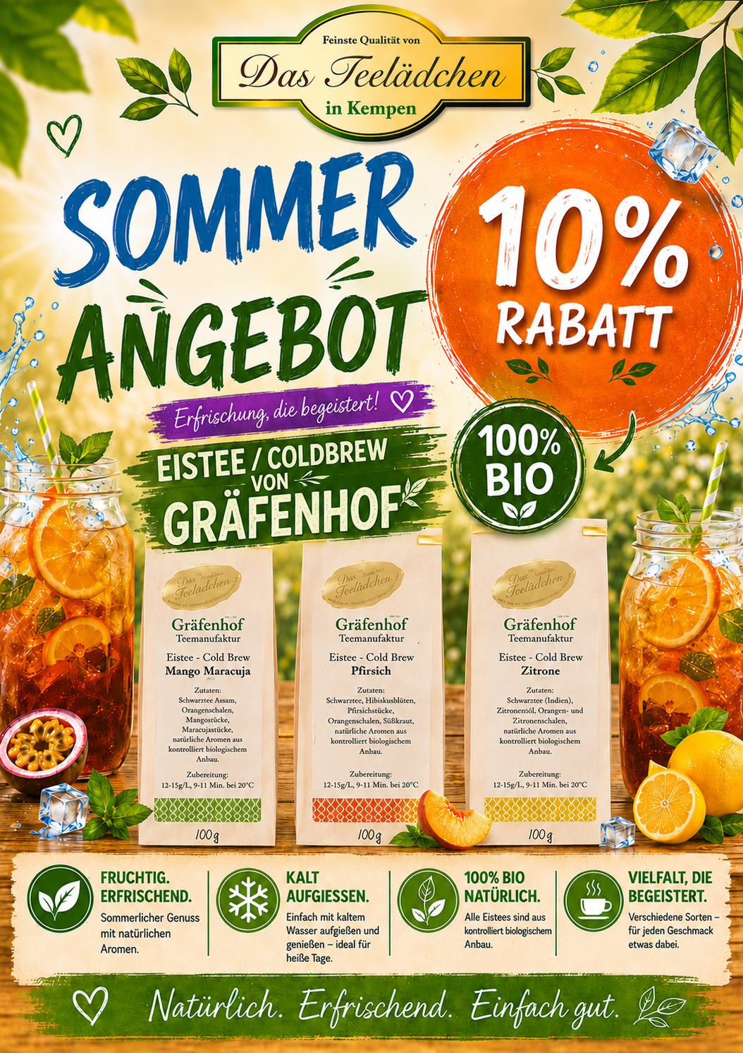 Frühlingsangebot – Kräutertees